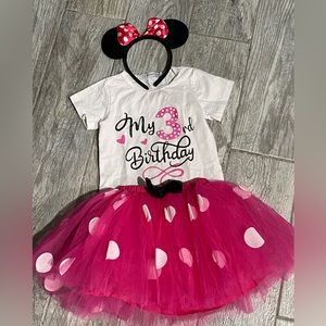 Minnie Birthday outfit (C41)